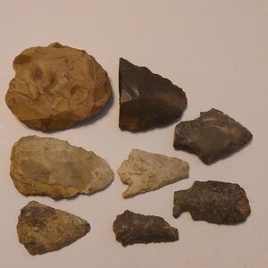 Assorted Stone Arrowheads Collection